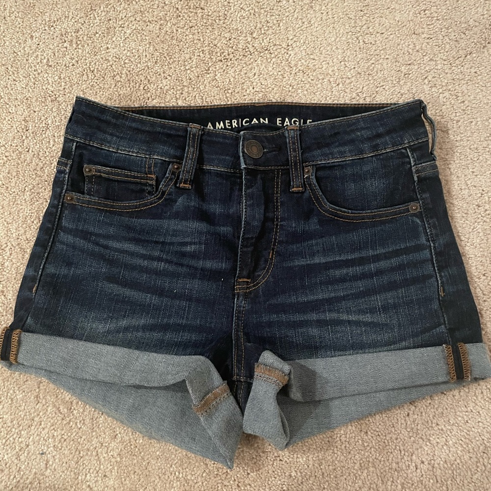 American Eagle High Rise Jean Shorts